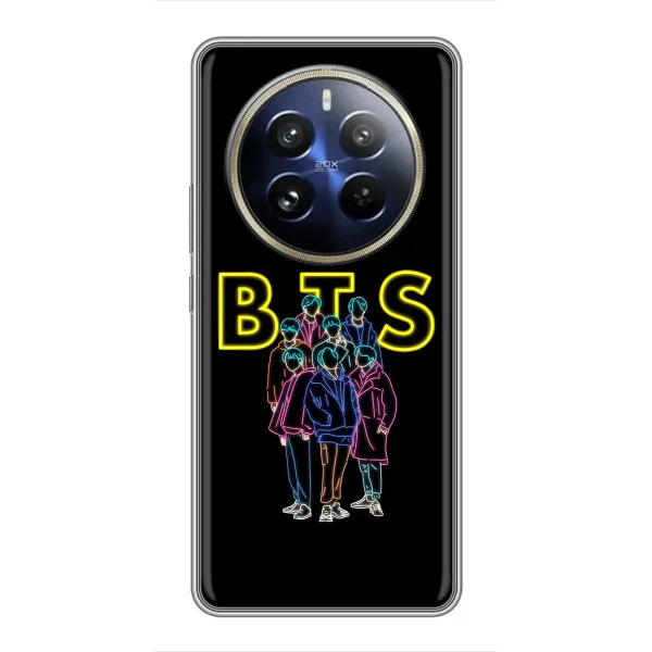 Чехол с принтом «BTS стайл» для Realme 12 Pro Plus