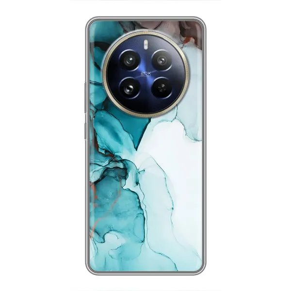 Чехол с принтом «Бирюзовый мрамор» для Realme 12 Pro Plus Чехол с принтом «Бирюзовый мрамор» для Realme 12 Pro Plus