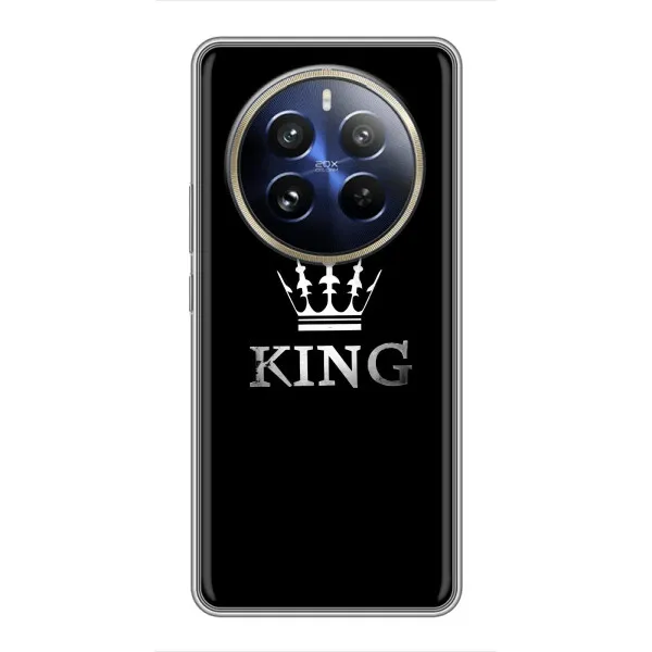 Чехол с принтом «KING» для Realme 12 Pro Plus