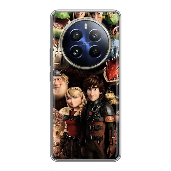Чехол с принтом «Персонажи дракона» для Realme 12 Pro Plus Чехол с принтом «Персонажи дракона» для Realme 12 Pro Plus