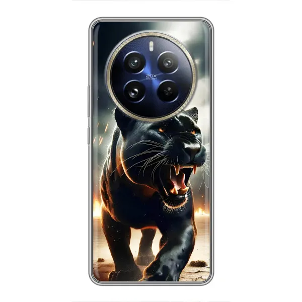 Чехол с принтом «Черная пантера» для Realme 12 Pro Plus