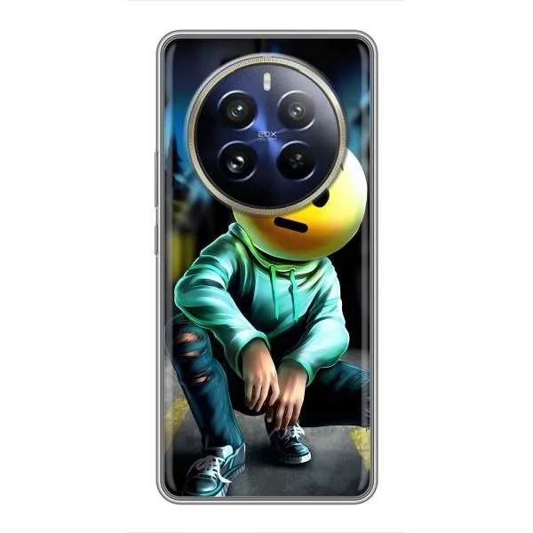 Чехол с принтом «Парень смайл» для Realme 12 Pro