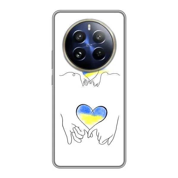 Чехол с принтом «Мир Украине» для Realme 12 Pro Чехол с принтом «Мир Украине» для Realme 12 Pro