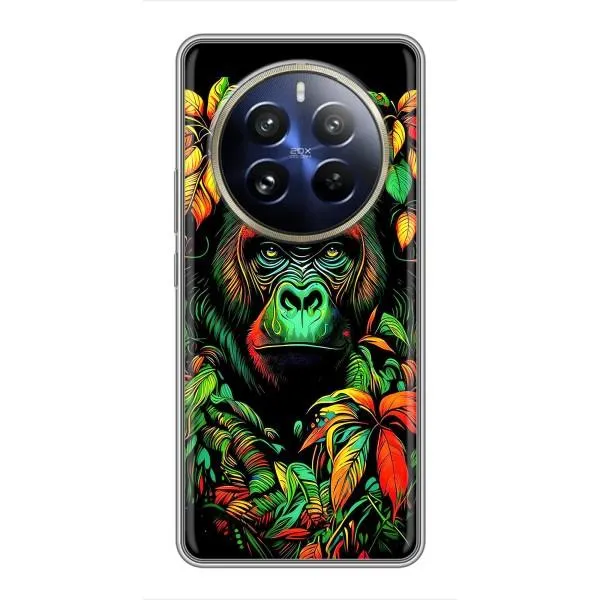 Чехол с принтом «Обезьяна в тропиках» для Realme 12 Pro