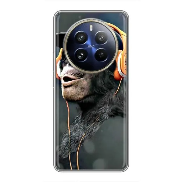 Чехол с принтом «В наушниках» для Realme 12 Pro