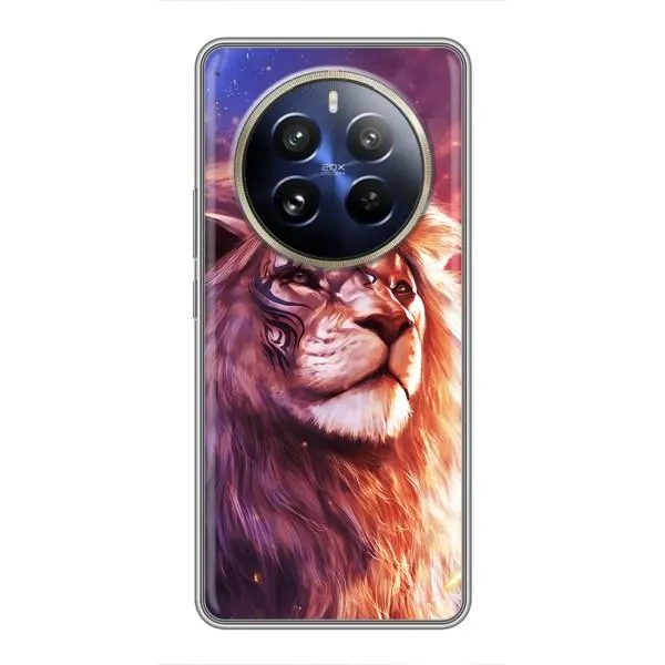 Чехол с принтом «Красочный Лев» для Realme 12 Pro