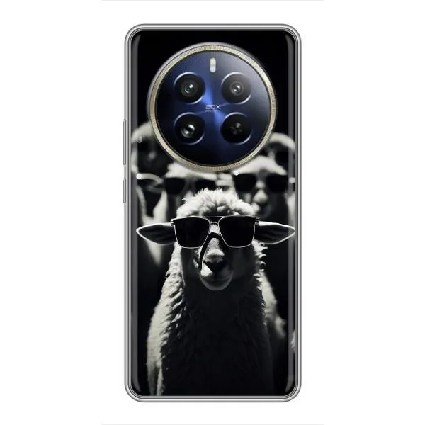 Чехол с принтом «Овечка в очках» для Realme 12 Pro
