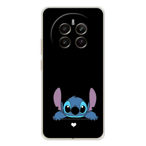 Чехол с принтом «Стич на черном» для Realme 12 Чехол с принтом «Стич на черном» для Realme 12