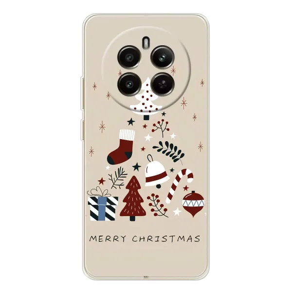 Чехол с принтом «Merry Christmas» для Realme 12 Чехол с принтом «Merry Christmas» для Realme 12