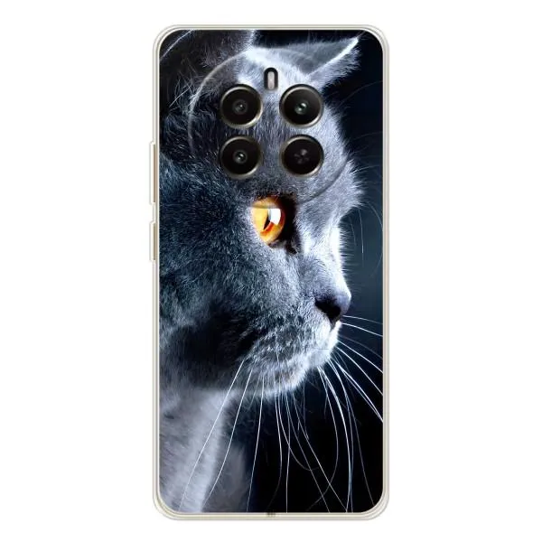 Чехол с принтом «Серый Кот» для Realme 13 4G