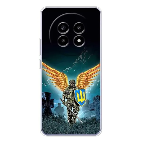 Чохол з принтом «Солдат ЗСУ» для Realme 13 Pro Plus Чохол з принтом «Солдат ЗСУ» для Realme 13 Pro Plus