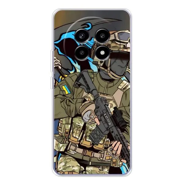 Чохол з принтом «Воїн ЗСУ» для Realme 13 Pro Plus Чохол з принтом «Воїн ЗСУ» для Realme 13 Pro Plus