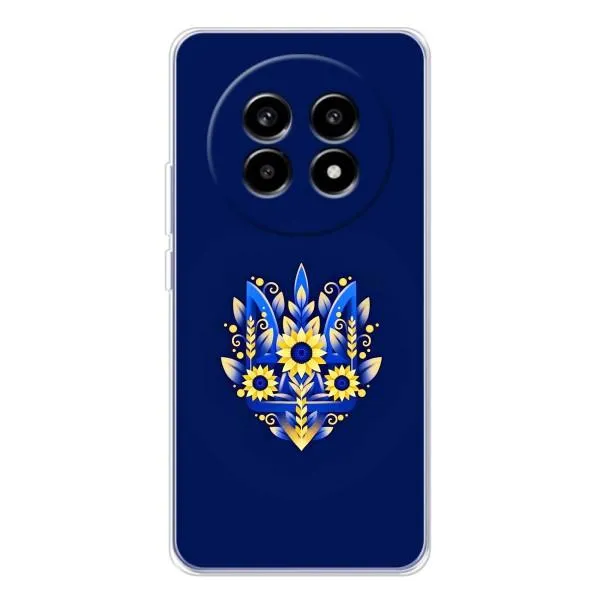 Чохол з принтом «Квітковий Герб» для Realme 13 Pro Plus