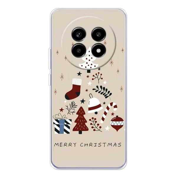 Чехол с принтом «Merry Christmas» для Realme 13 Pro Plus Чехол с принтом «Merry Christmas» для Realme 13 Pro Plus