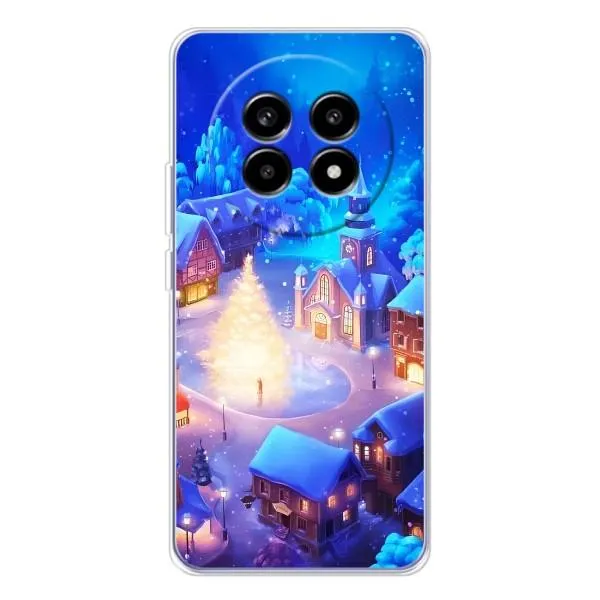 Чехол с принтом «Рождественский город» для Realme 13 Pro Plus Чехол с принтом «Рождественский город» для Realme 13 Pro Plus