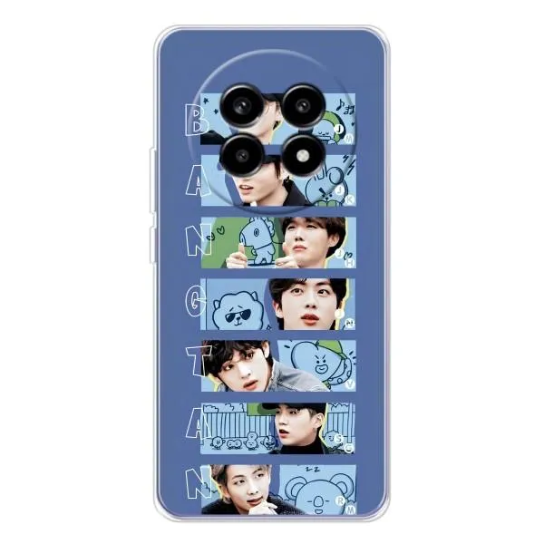 Чохол з принтом «Bangtan» для Realme 13 Pro Чохол з принтом «Bangtan» для Realme 13 Pro