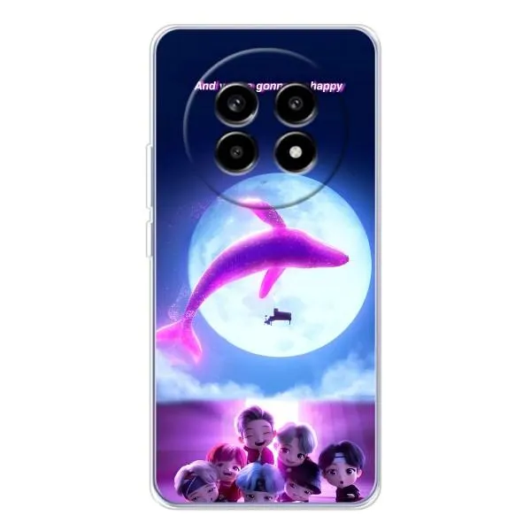 Чохол з принтом «КИТ BTS» для Realme 13 Pro Чохол з принтом «КИТ BTS» для Realme 13 Pro