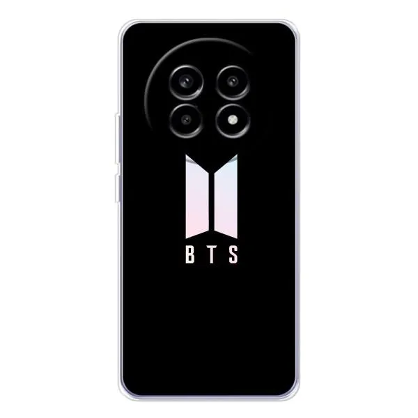 Чохол з принтом «Лого BTS» для Realme 13 Pro Чохол з принтом «Лого BTS» для Realme 13 Pro