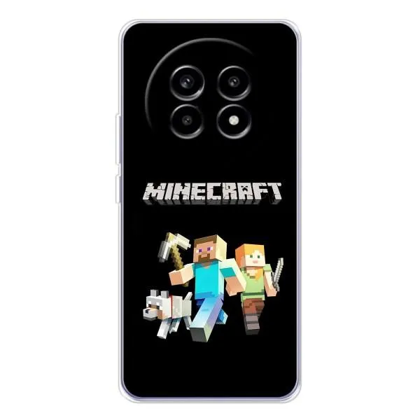 Чехол с принтом «герои Minecraft» для Realme 13 Pro