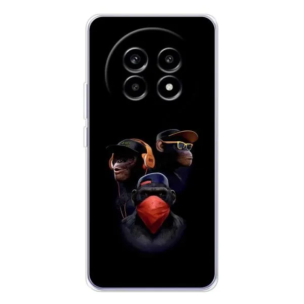 Чехол с принтом «Три обезьяны» для Realme 13 Pro