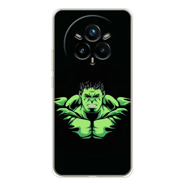 Чехол с принтом «Зелёный Халк» для Realme 14 Pro 5G Чехол с принтом «Зелёный Халк» для Realme 14 Pro 5G