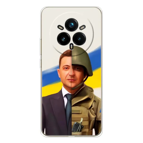 Чехол с принтом «Зеленский солдат» для Realme 14 Pro 5G Чехол с принтом «Зеленский солдат» для Realme 14 Pro 5G