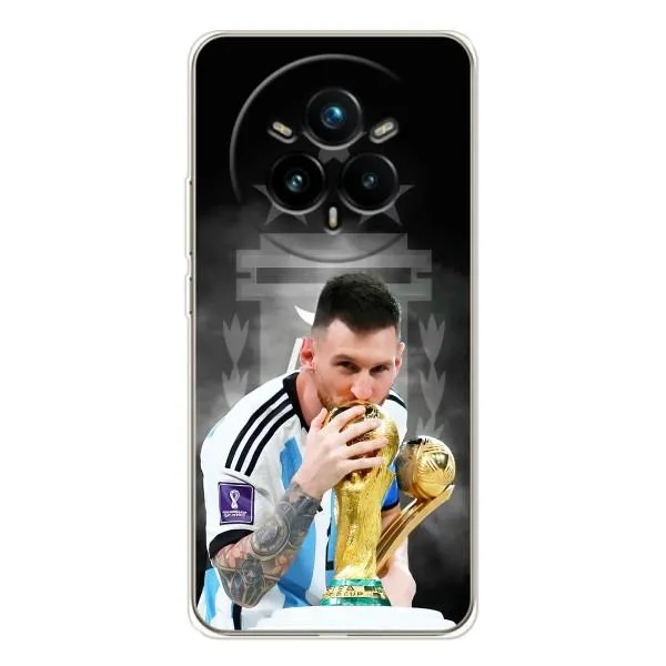 Чехол с принтом «Месси Чемпион» для Realme 14 Pro Plus