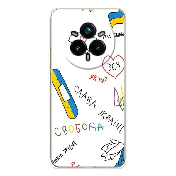 Чехол с принтом «Стикер» для Realme 14 Pro 5G Чехол с принтом «Стикер» для Realme 14 Pro 5G