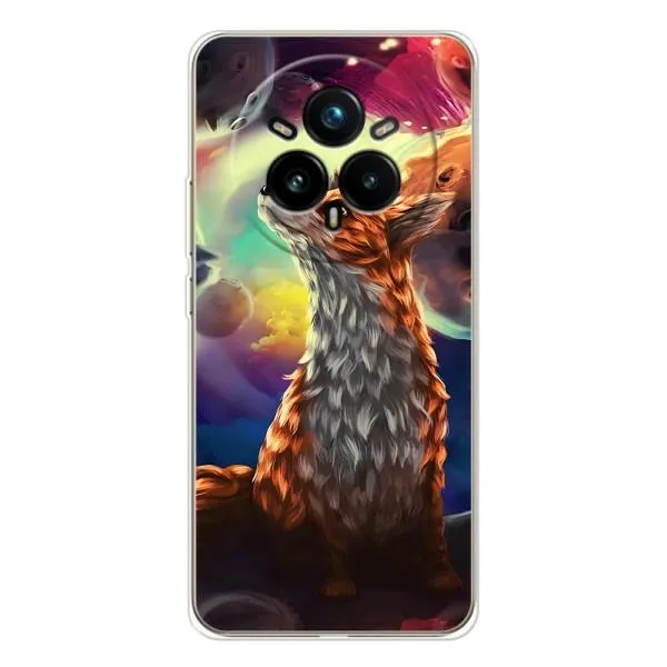 Чехол с принтом «Лисица в космосе» для Realme 14 Pro 5G Чехол с принтом «Лисица в космосе» для Realme 14 Pro 5G
