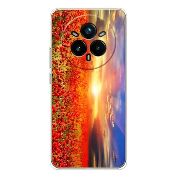 Чехол с принтом «Поле тюльпанов» для Realme 14 Pro 5G Чехол с принтом «Поле тюльпанов» для Realme 14 Pro 5G