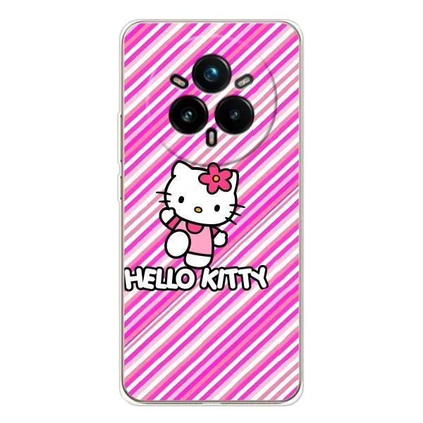 Чехол с принтом «Hello Kytty» для Realme 14 Pro 5G Чехол с принтом «Hello Kytty» для Realme 14 Pro 5G