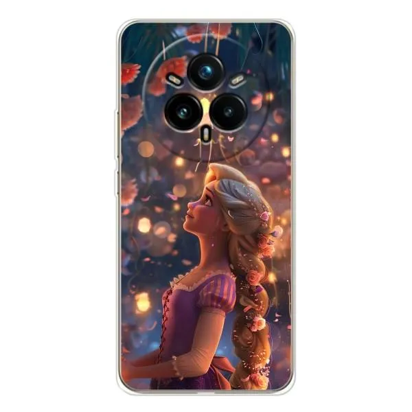 Чехол с принтом «Рапунцель фонарики» для Realme 14 Pro 5G Чехол с принтом «Рапунцель фонарики» для Realme 14 Pro 5G