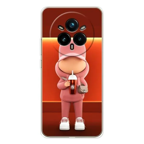 Чехол с принтом «С Кофе» для Realme 14 Pro 5G