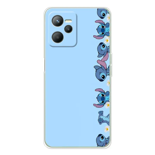 Чехол с принтом «Стич фон» для Realme 14