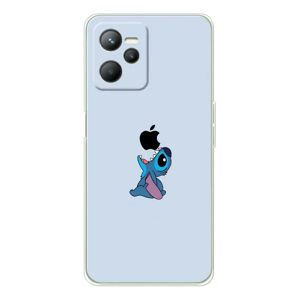Чехол с принтом «Stitch apple» для Realme 14