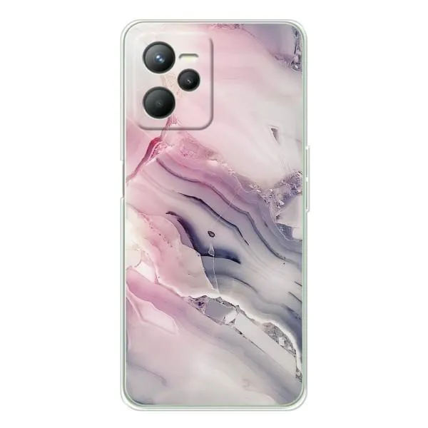 Чехол с принтом «Пурпурный Мрамор» для Realme 14 Чехол с принтом «Пурпурный Мрамор» для Realme 14