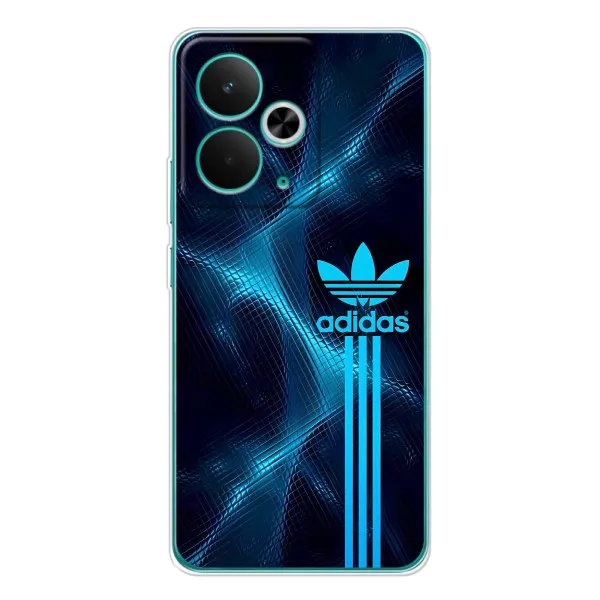 Чехол с принтом «Синий Адидас» для Realme 14T Чехол с принтом «Синий Адидас» для Realme 14T