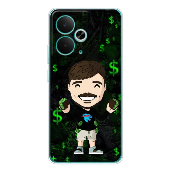 Чехол с принтом «Блогер Beast» для Realme 14T