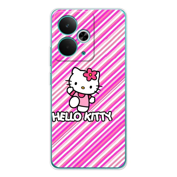 Чехол с принтом «Hello Kytty» для Realme 14T Чехол с принтом «Hello Kytty» для Realme 14T