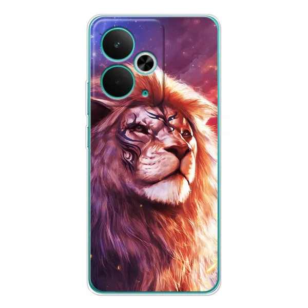 Чехол с принтом «Красочный Лев» для Realme 14T Чехол с принтом «Красочный Лев» для Realme 14T