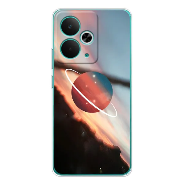 Чехол с принтом «Сатурн» для Realme 14T Чехол с принтом «Сатурн» для Realme 14T