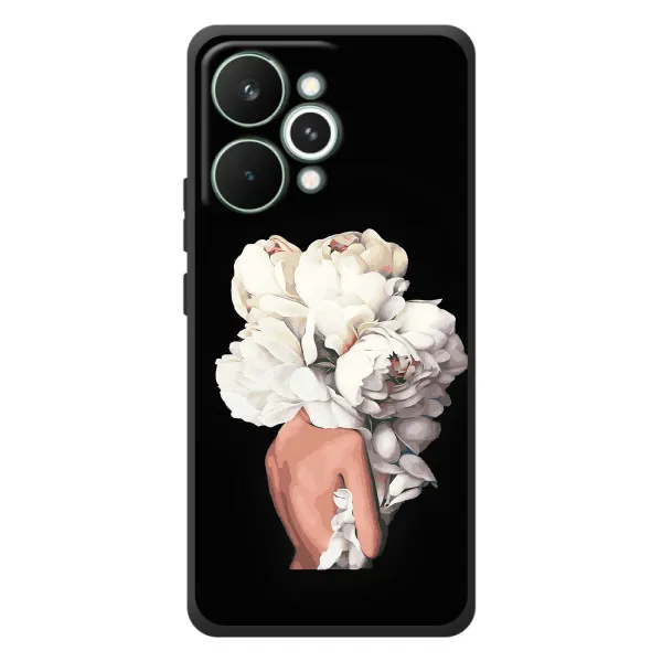 Чехол с принтом «Белые цветы» для Realme 15 Pro Чехол с принтом «Белые цветы» для Realme 15 Pro