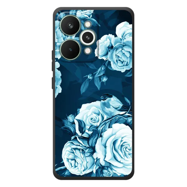 Чехол с принтом «Голубые Бутоны» для Realme 15 Pro Чехол с принтом «Голубые Бутоны» для Realme 15 Pro