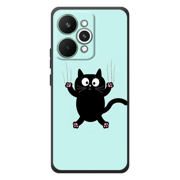 Чехол с принтом «Падающий кот» для Realme 15 Pro