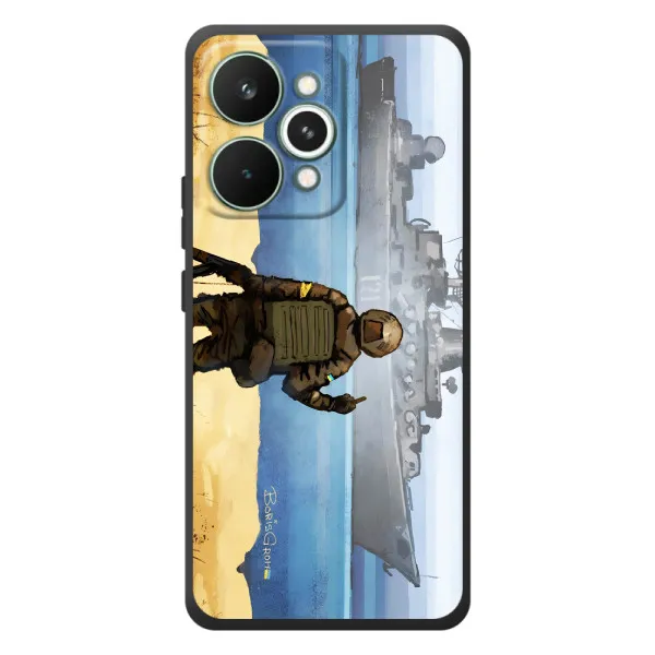 Чехол с принтом «Русский корабль» для Realme 15 Pro Чехол с принтом «Русский корабль» для Realme 15 Pro