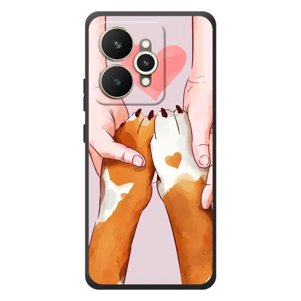 Чехол с принтом «Любовь к собакам» для Realme 15