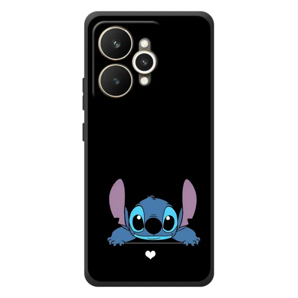 Чехол с принтом «Стич на черном» для Realme 15 Чехол с принтом «Стич на черном» для Realme 15