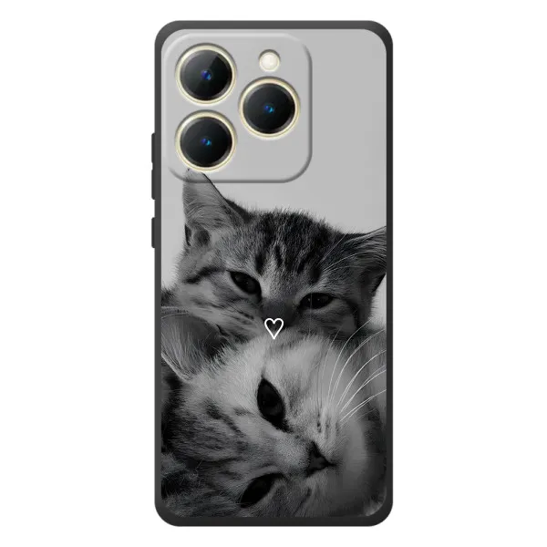 Чехол с принтом «Пара котов» для Realme 15T Чехол с принтом «Пара котов» для Realme 15T