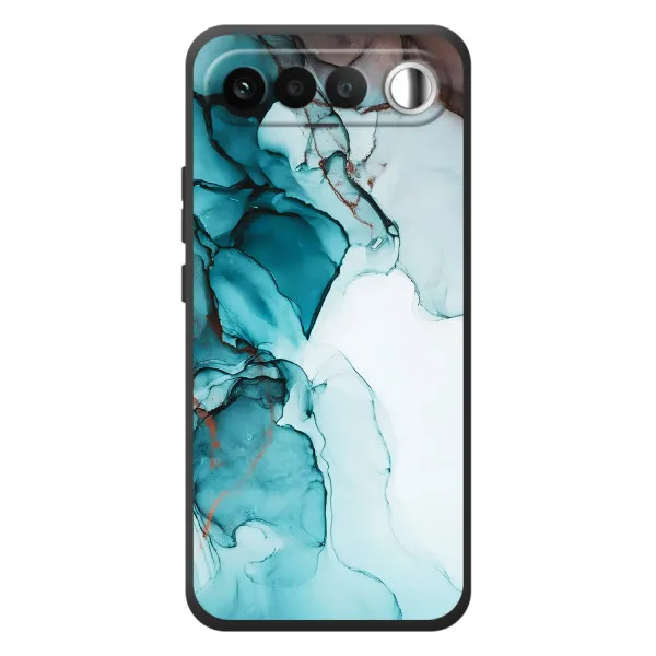 Чехол с принтом «Бирюзовый мрамор» для RealMe 16 5G Чехол с принтом «Бирюзовый мрамор» для RealMe 16 5G