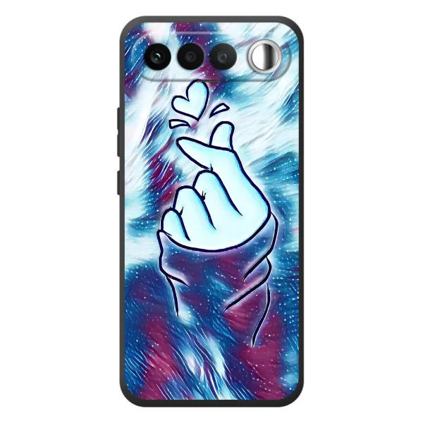 Чехол с принтом «Радужное сердце» для RealMe 16 5G